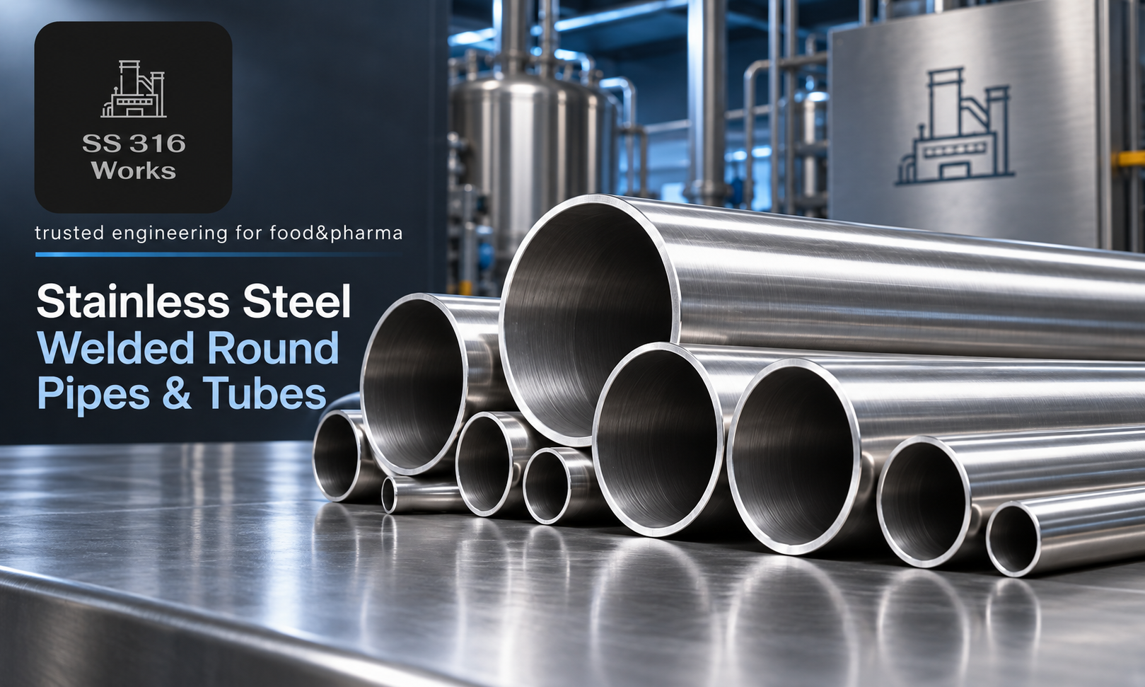 Stainless Steel Welded Round Pipes & Tubes